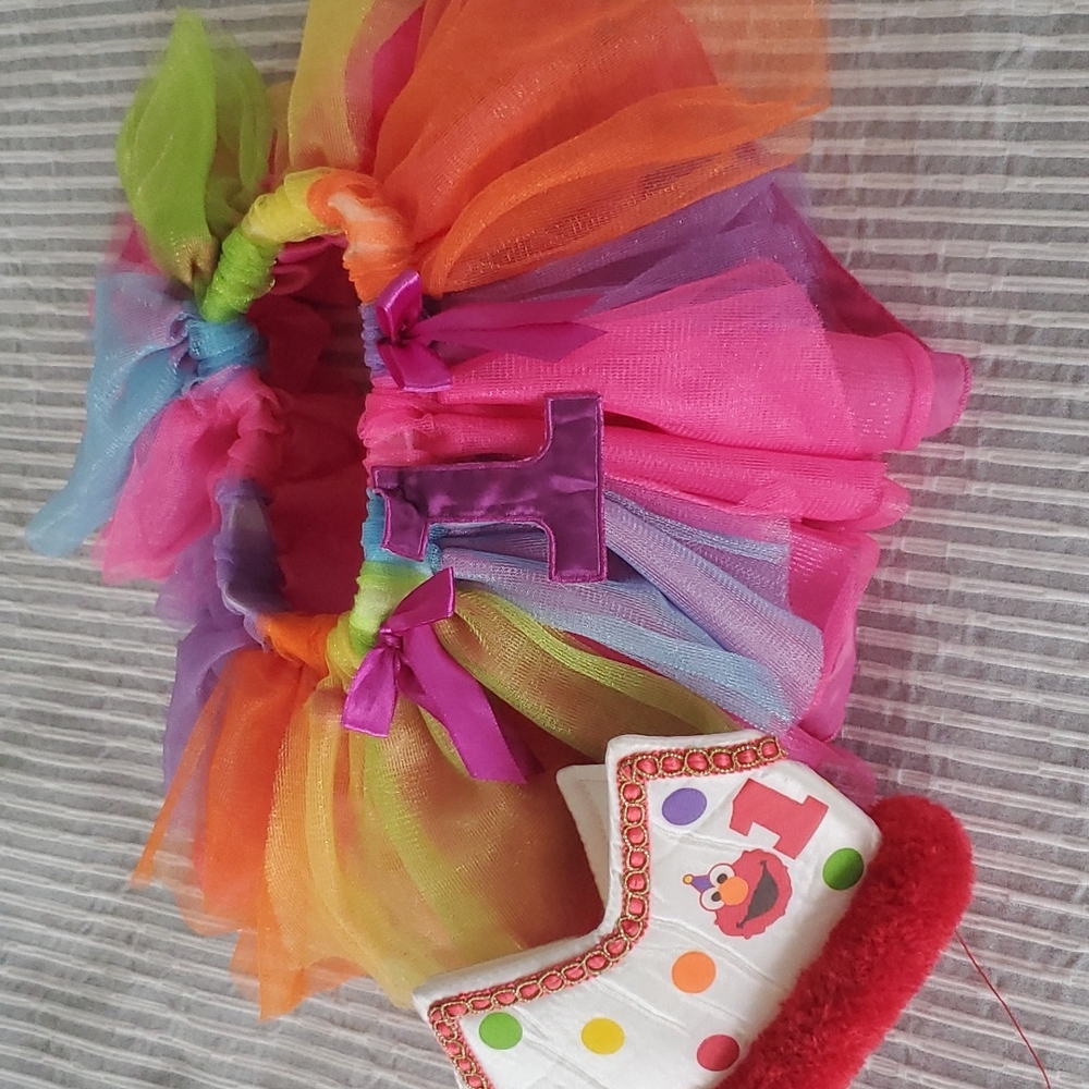 1st Birthday Swag - Crown and Tutu